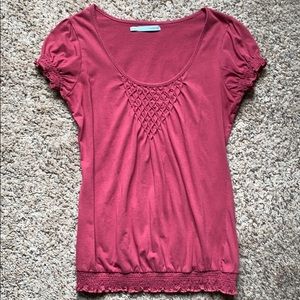 Magenta top by Maurices